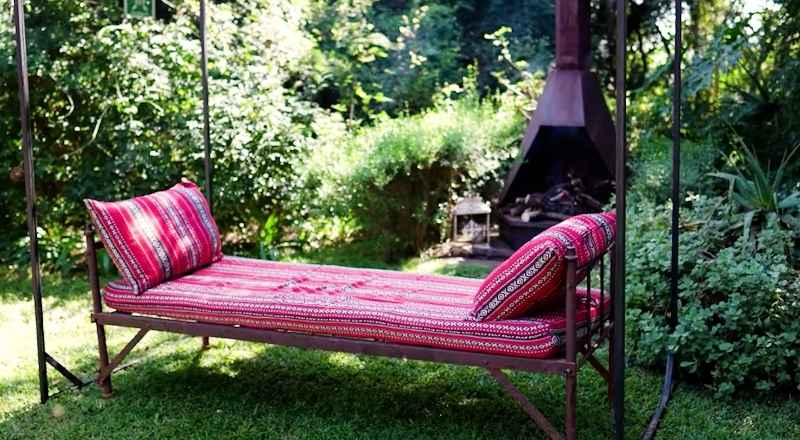 Writers retreat Moroccan Couch